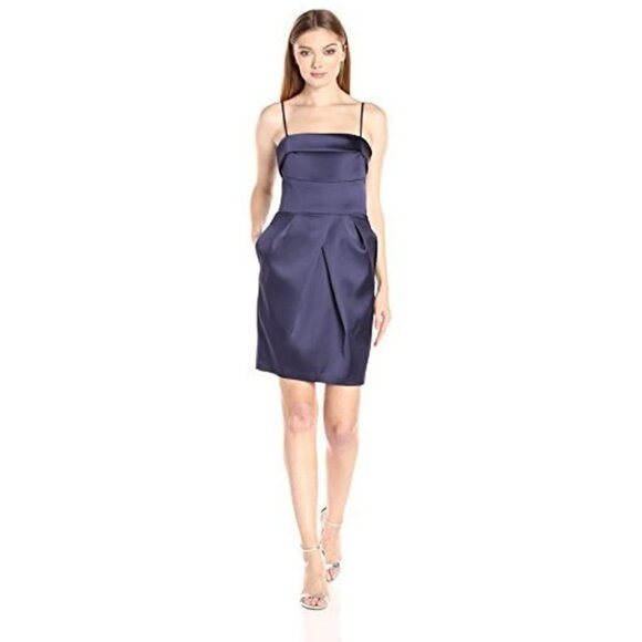 Bailey 44 Purple Evening Dress with Back Zipper and Pockets - Picture 1 of 12